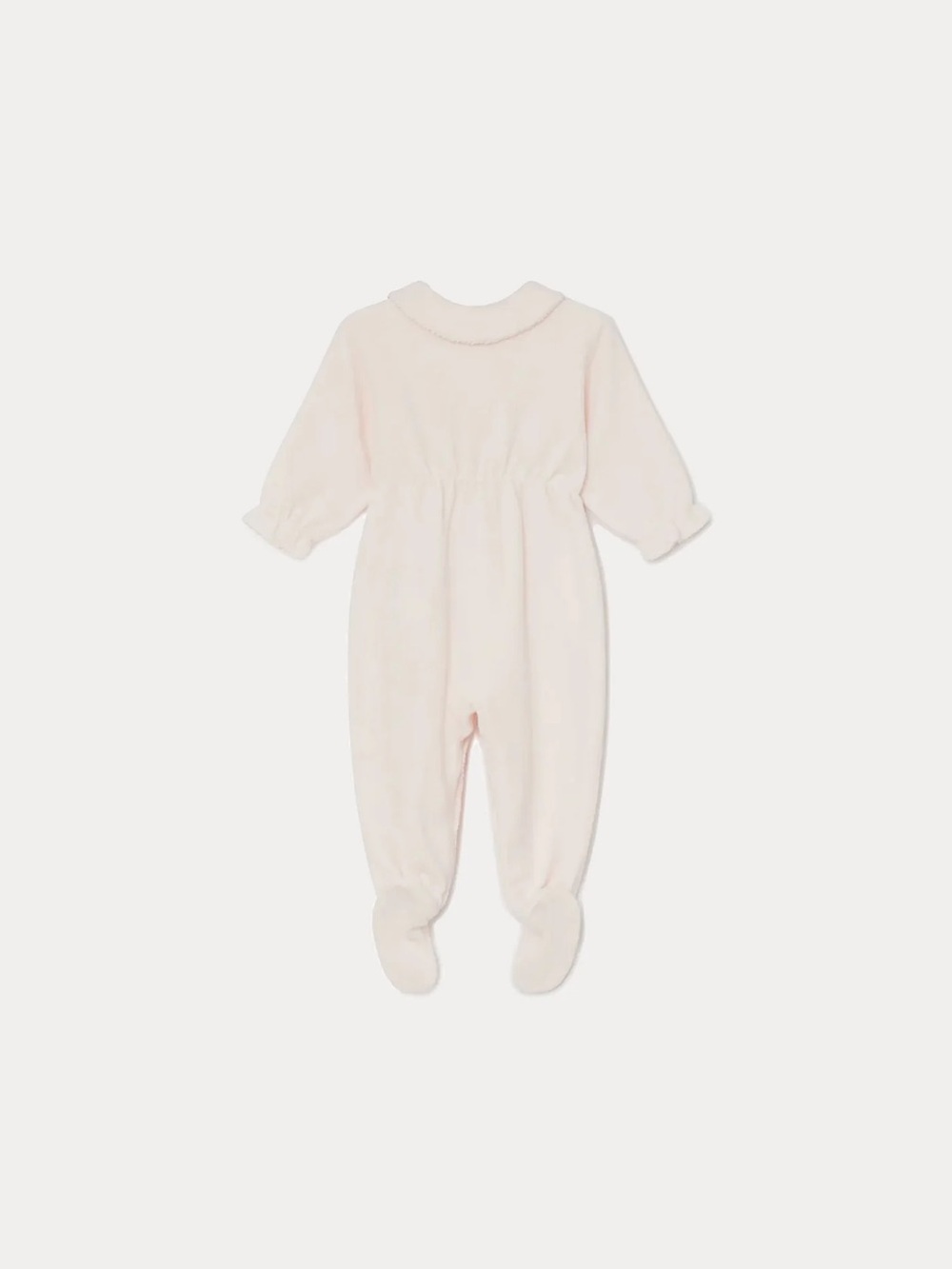 Bonpoint Baby round Neck Sleepsuit in pale pink - Picture 7 of 7